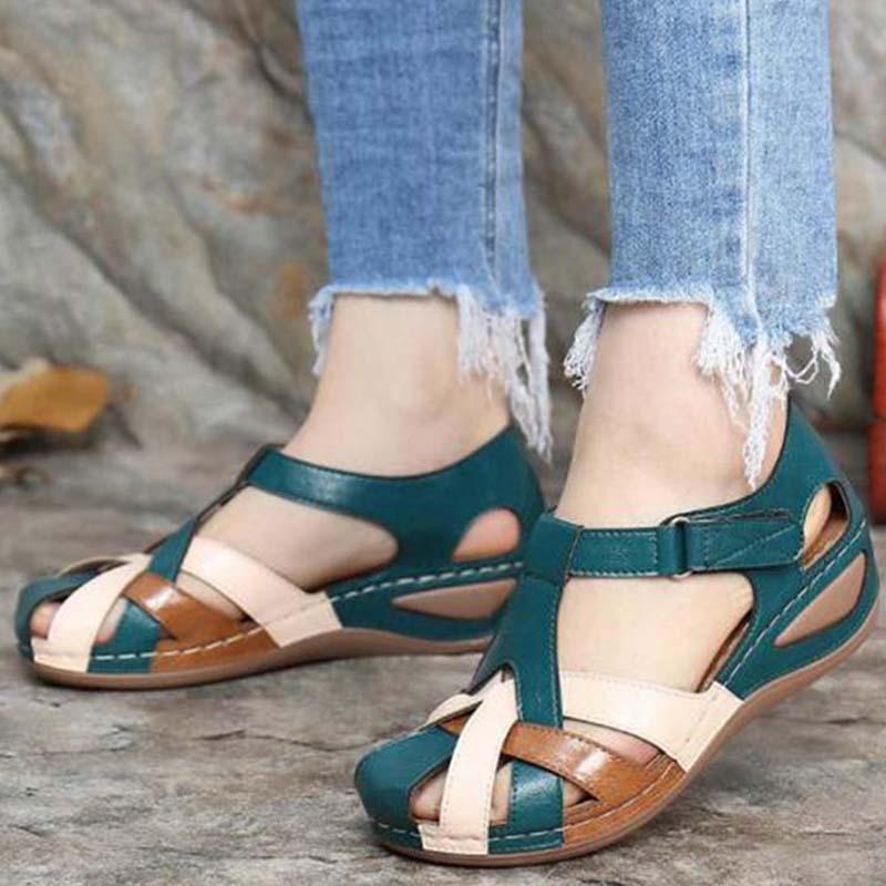 Alma | Sandálias de Tira Cruzada – Estilo Vintage e Feminino
