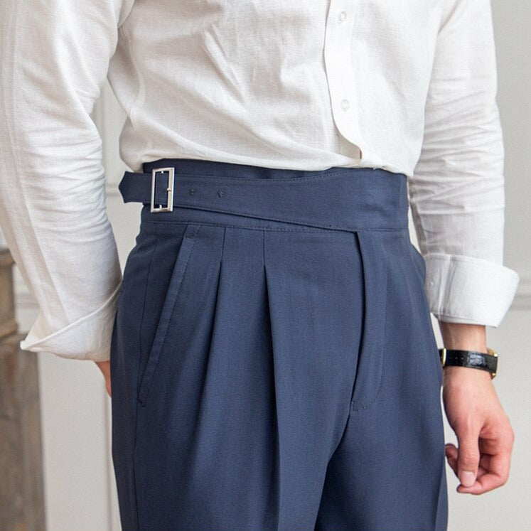 Axel | Men's High-Waisted Pants – Classic and Modern Elegance