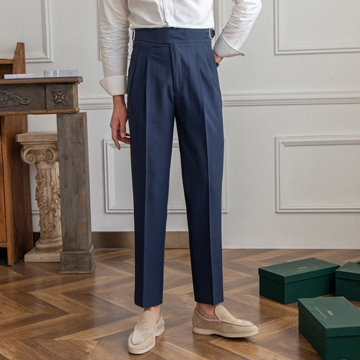 Axel | Men's High-Waisted Pants – Classic and Modern Elegance