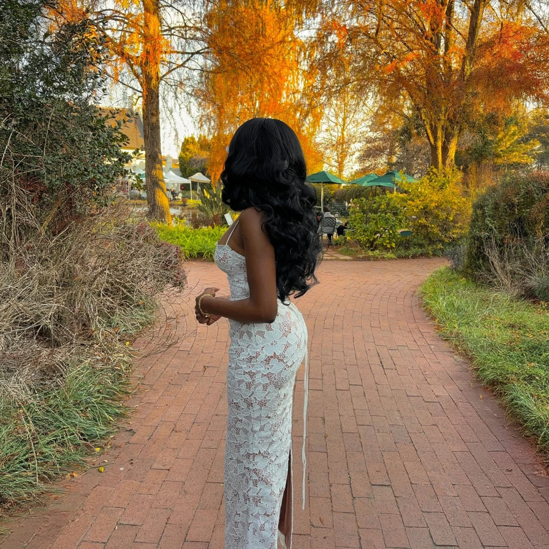 Widad | Embroidered White Dress – Timeless Charm and Elegant Line