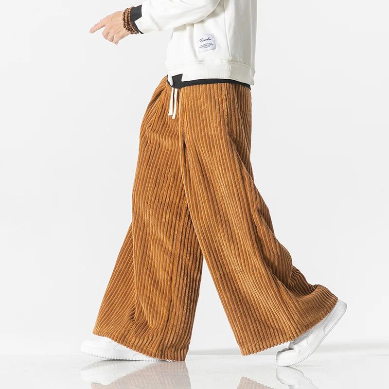 Louis | Calças Largas Japonesas – Conforto e Estilo Descontraído