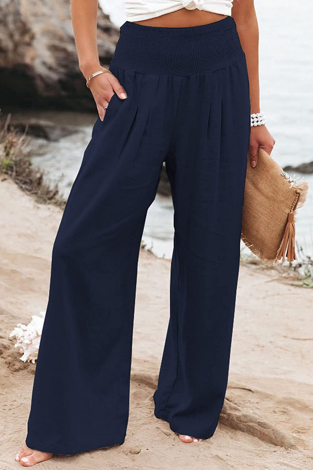 Sandra | Palazzo Pants – High Waist and Fluid Elegance