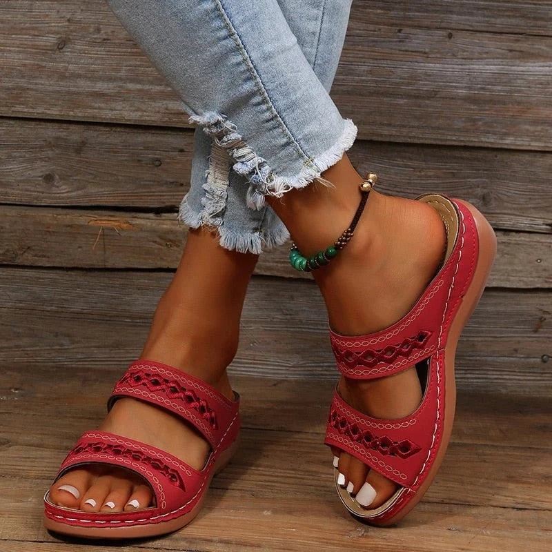 Renée | Sandali A Due Cinghie – Comfort E Stile Quotidiano