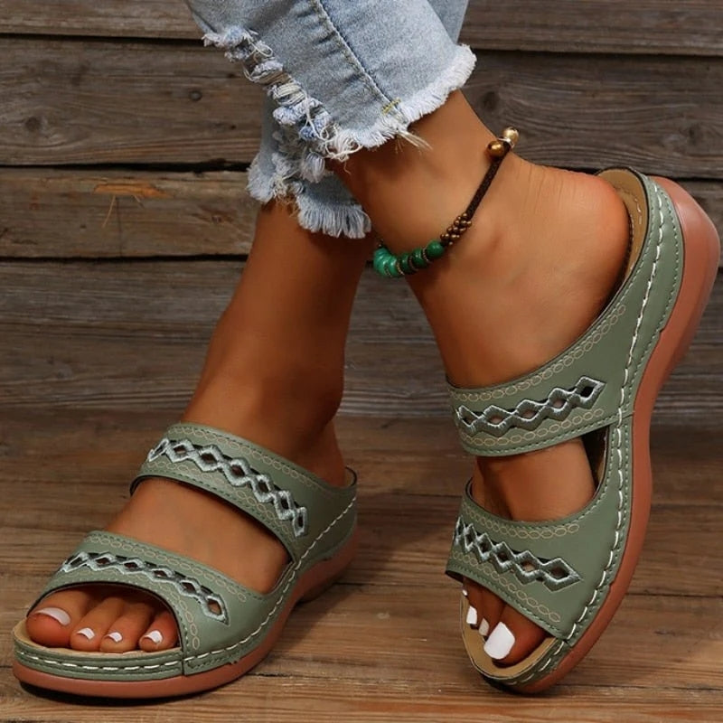 Renée | Sandali A Due Cinghie – Comfort E Stile Quotidiano