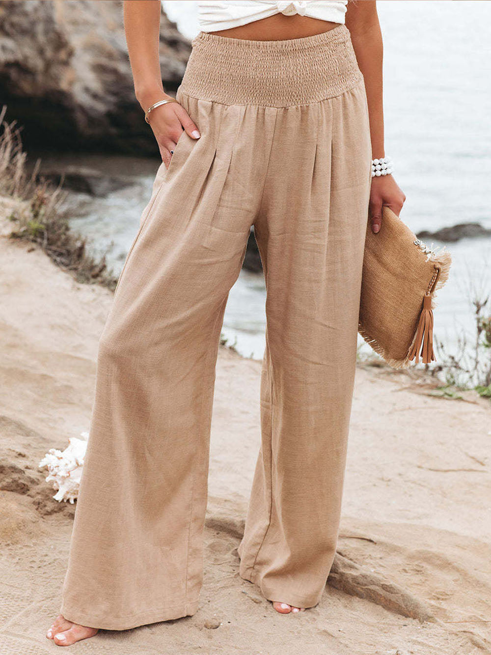 Sandra | Palazzo Pants – High Waist and Fluid Elegance