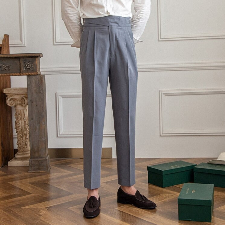 Axel | Men's High-Waisted Pants – Classic and Modern Elegance