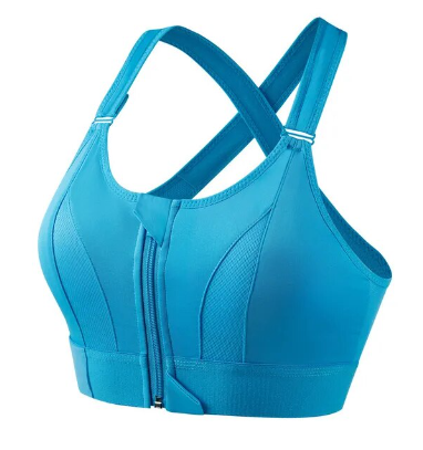 Lucienne | Sportbeha met Rits – Versterkt Comfort en Sportieve Look