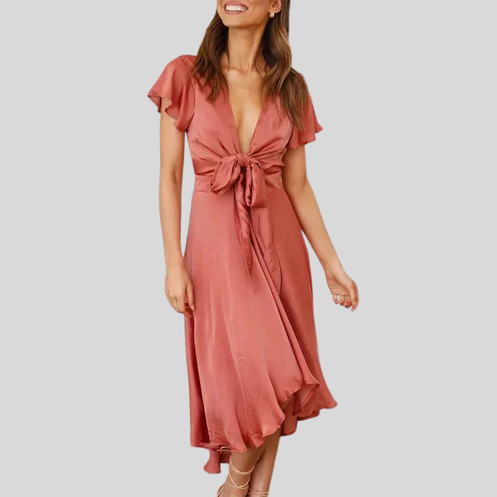 Gisèle | Rochie Midi Ușoară cu Farmec Estival