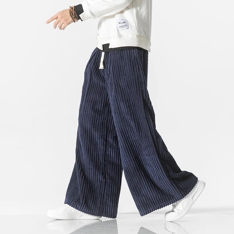Louis | Calças Largas Japonesas – Conforto e Estilo Descontraído