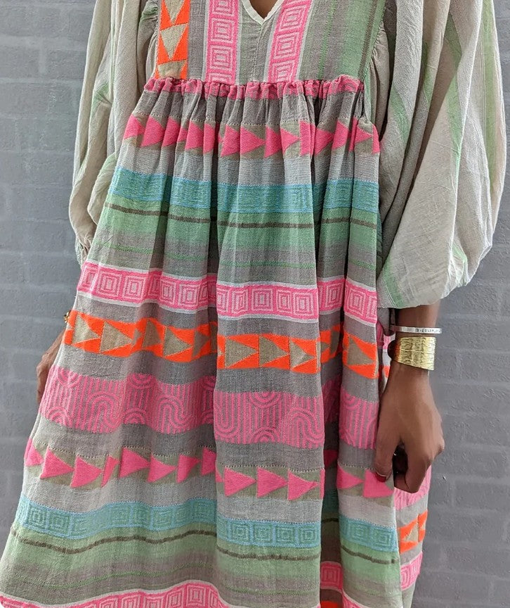Gaëlle-Roze | Jurk Met Lange Mouwen – Zomerse En Trendy Look