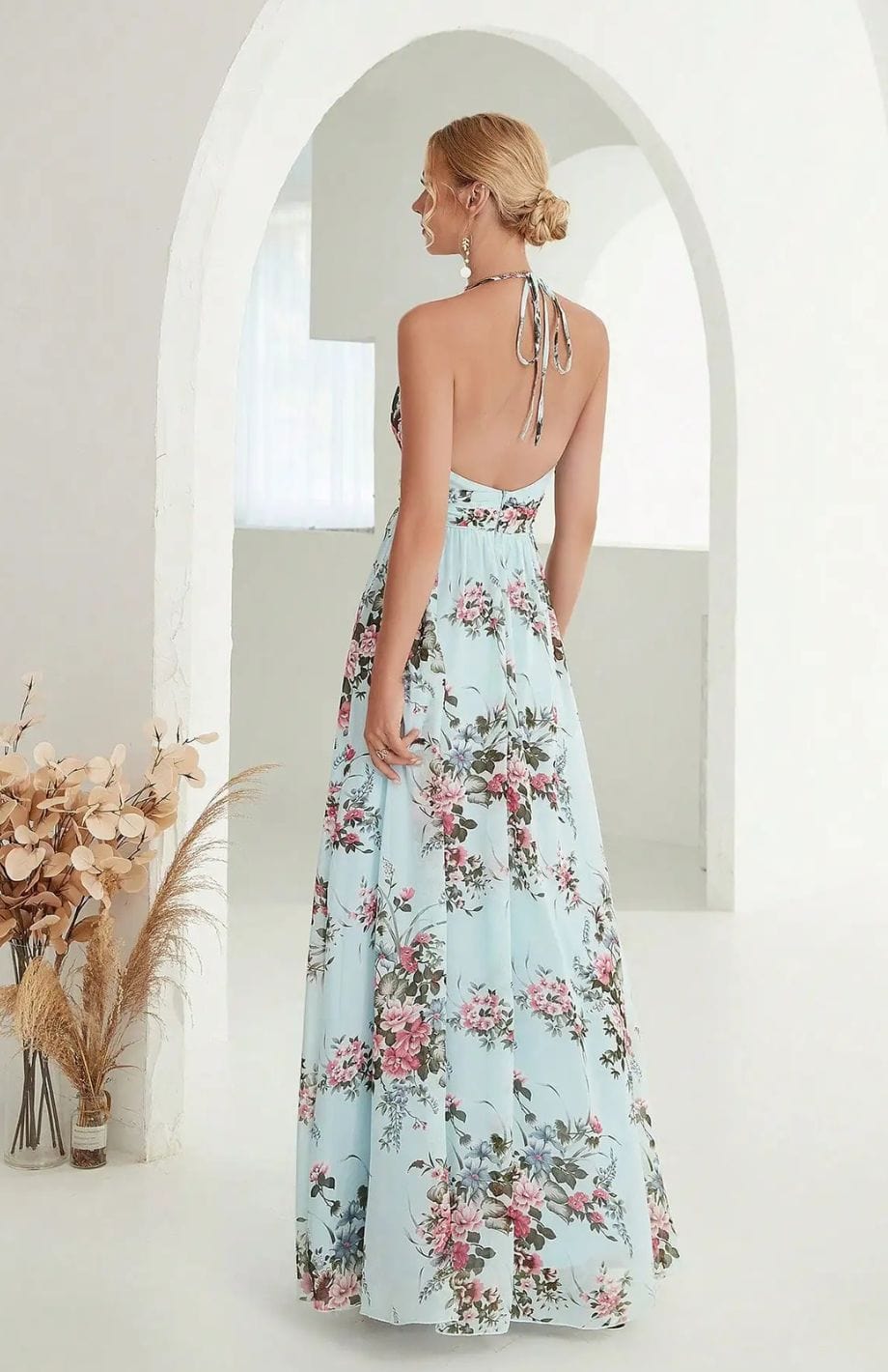 Eva | Elegante Jurk met Print – Perfect voor Trouwen
