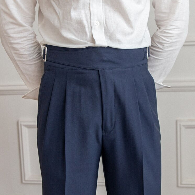 Axel | Men's High-Waisted Pants – Classic and Modern Elegance