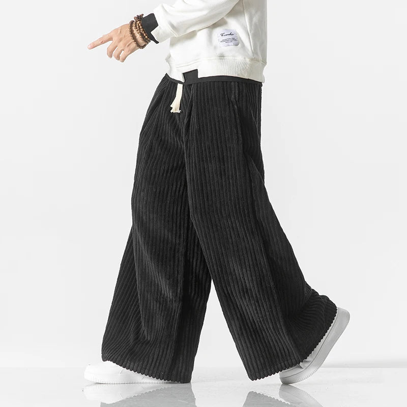 Louis | Calças Largas Japonesas – Conforto e Estilo Descontraído