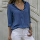 Hiam | Blusa a Maniche Lunghe per Donna 