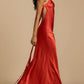 Flore | Vestido Longo de Uma Alça – Elegância Assimétrica e Fluida 