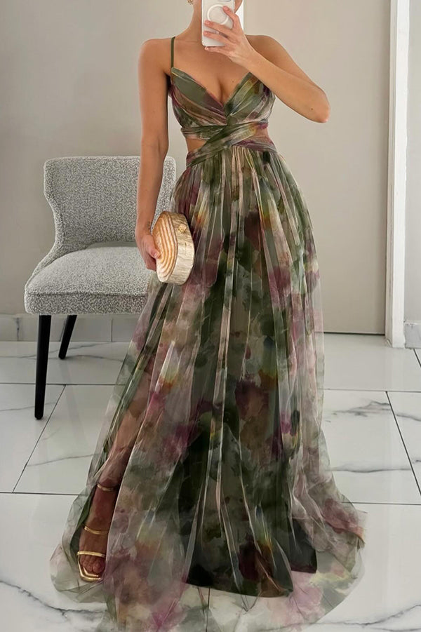 Samira | Rochie Lungă de Vară – Prospețime Florală și Stil Romantic 