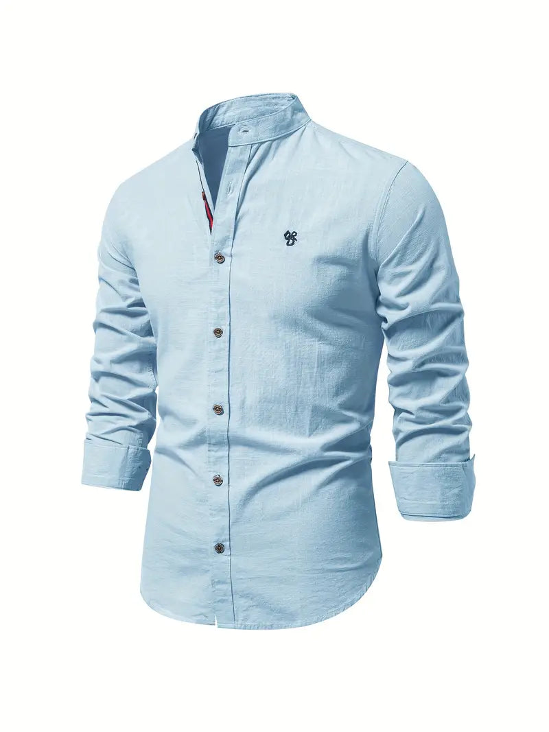 Clément | Camicia Delicata – Taglio Allungato e Dettagli Bottone 