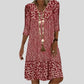 Valentine | Vestido Midi Elegante com Decote em V 