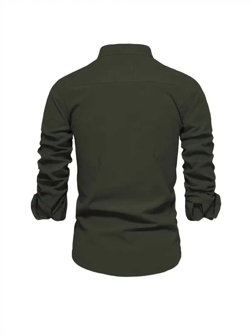 Clément | Camicia Delicata – Taglio Allungato e Dettagli Bottone 