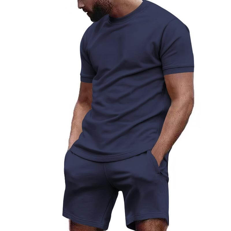Max | Conjunto Descontraído Homem T-shirt de Mangas Curtas e Calções 