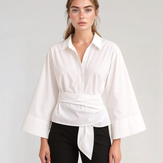 Élise | Letná Portfóliová Košeľa – Ľahká Elegancia a Ženský Strih 