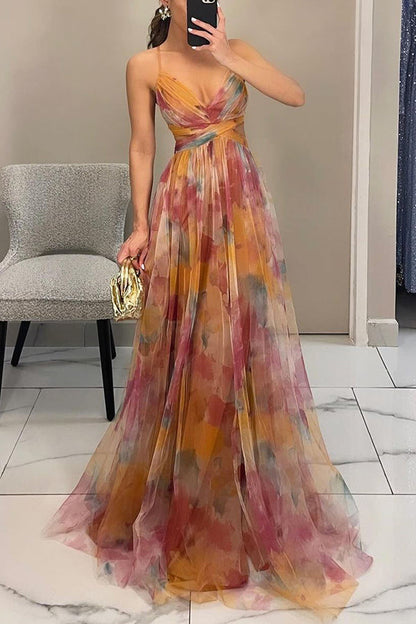 Samira | Rochie Lungă de Vară – Prospețime Florală și Stil Romantic 