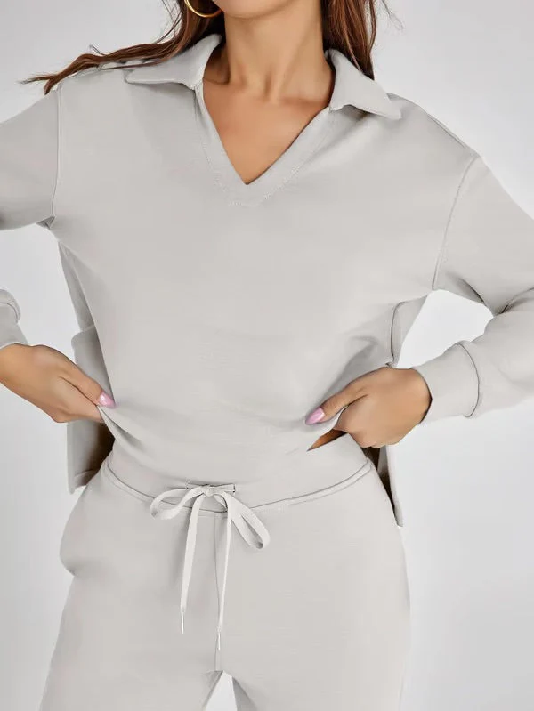 Marnie | Conjunto Confortável de Duas Peças para Mulher com Gola 