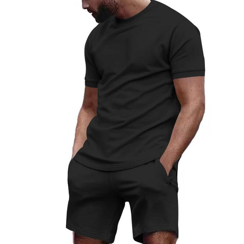 Max | Conjunto Descontraído Homem T-shirt de Mangas Curtas e Calções 