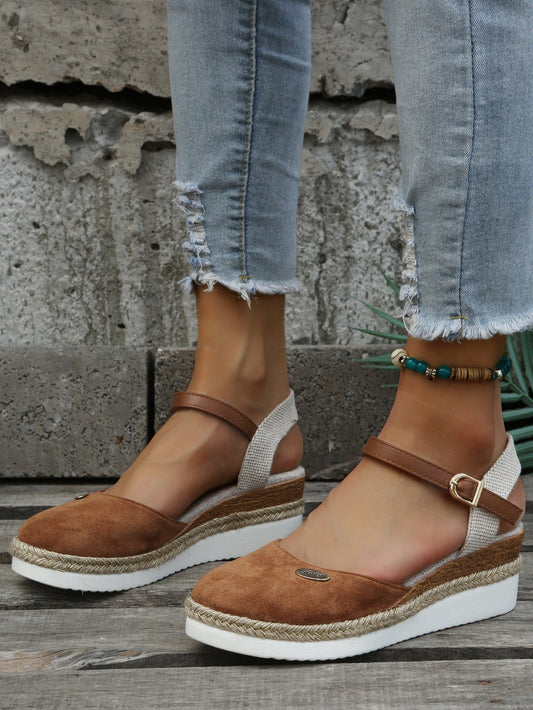 Lucie | Espadriller med kilklack – Bohemisk chic look 