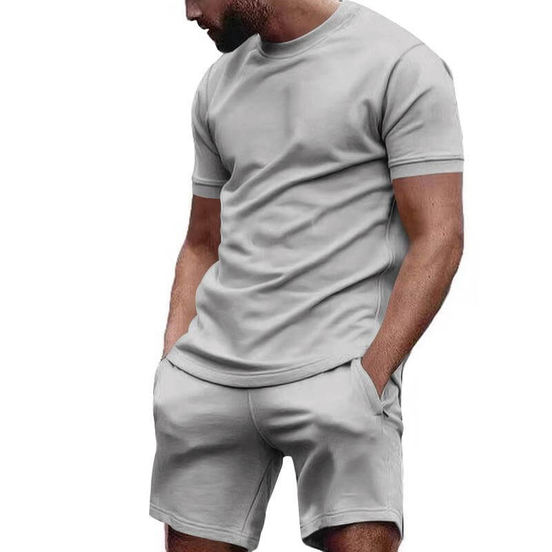 Max | Conjunto Descontraído Homem T-shirt de Mangas Curtas e Calções 