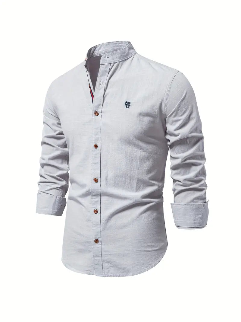 Clément | Camicia Delicata – Taglio Allungato e Dettagli Bottone 