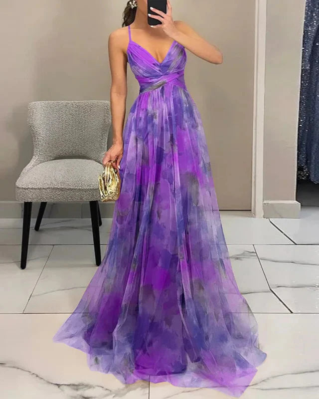 Samira | Rochie Lungă de Vară – Prospețime Florală și Stil Romantic 