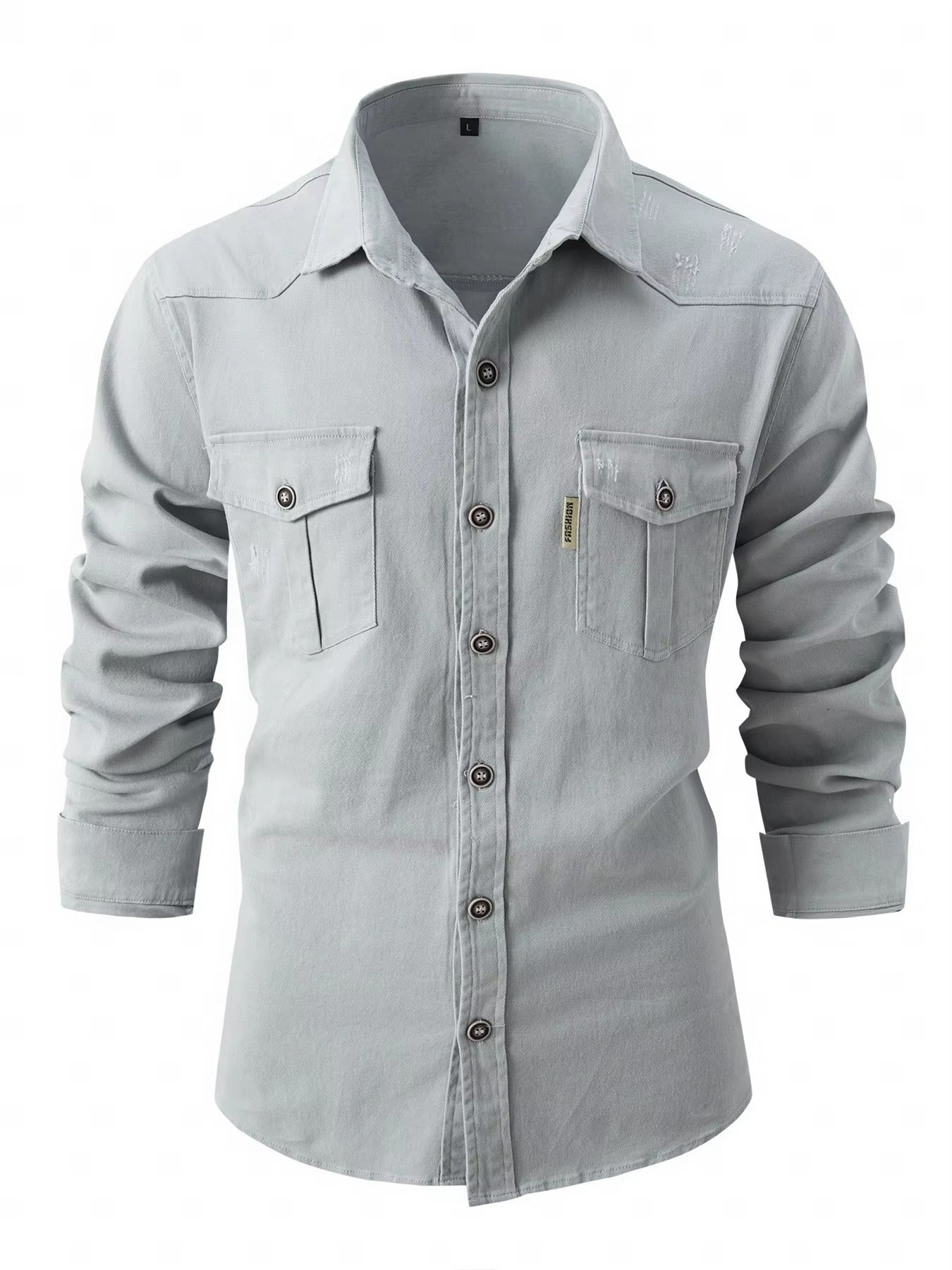 Loïc | Jeanshemd mit Kontrast 
