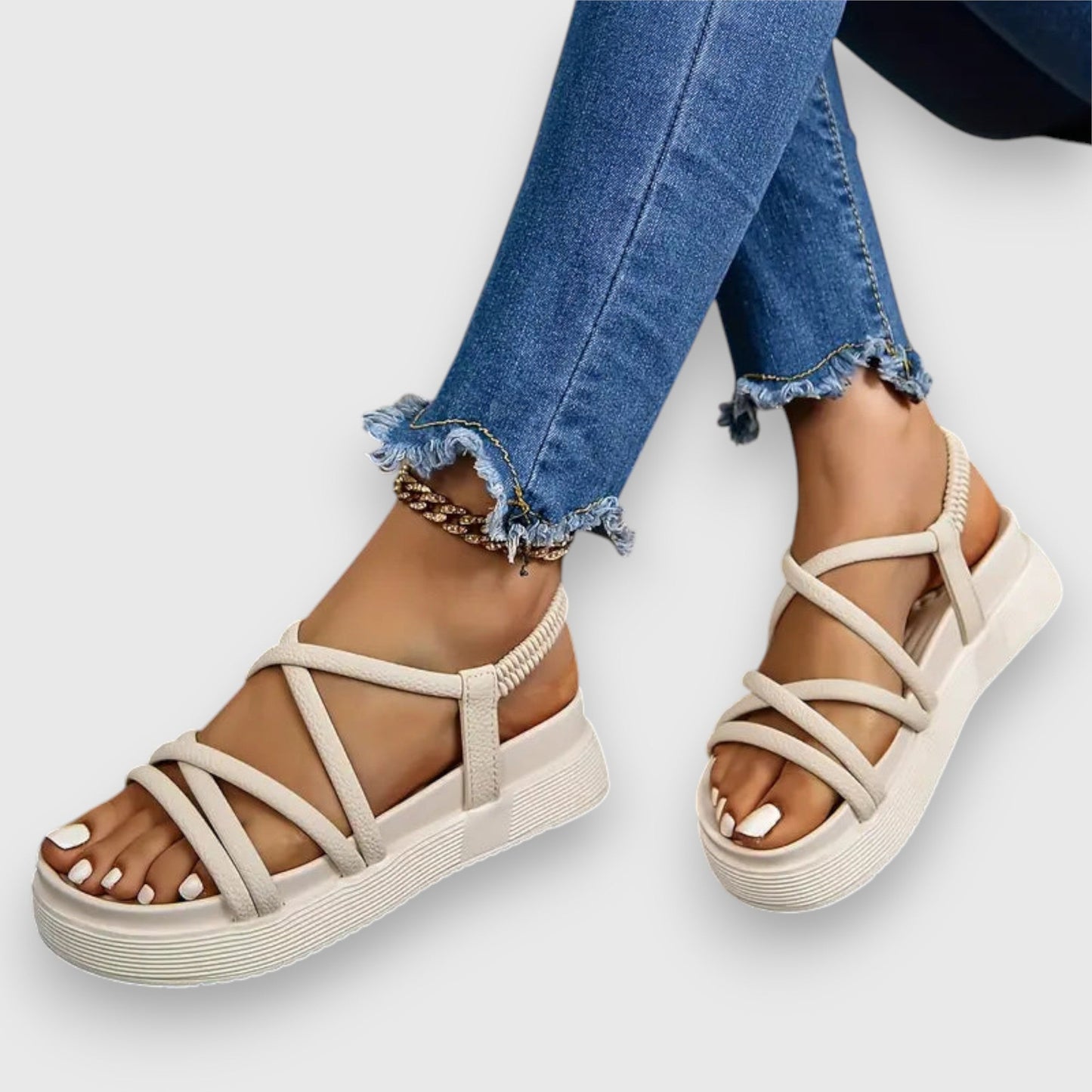 Louane | Platte Sandalen – Ontspannen Look En Zachte Steun 