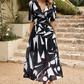Alma | Blumen Kleid – Romantische Eleganz und strukturierte Ärmel 