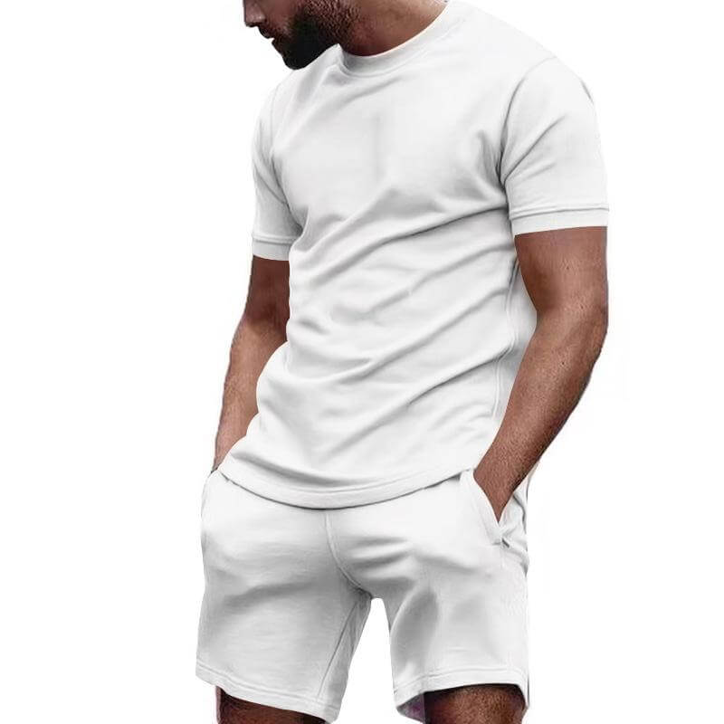 Max | Conjunto Descontraído Homem T-shirt de Mangas Curtas e Calções 