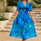 Alma | Blumen Kleid – Romantische Eleganz und strukturierte Ärmel 