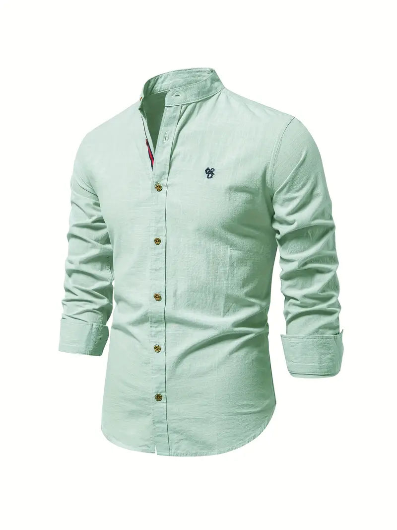 Clément | Camicia Delicata – Taglio Allungato e Dettagli Bottone 