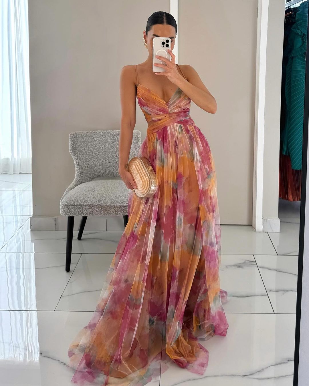 Samira | Rochie Lungă de Vară – Prospețime Florală și Stil Romantic 