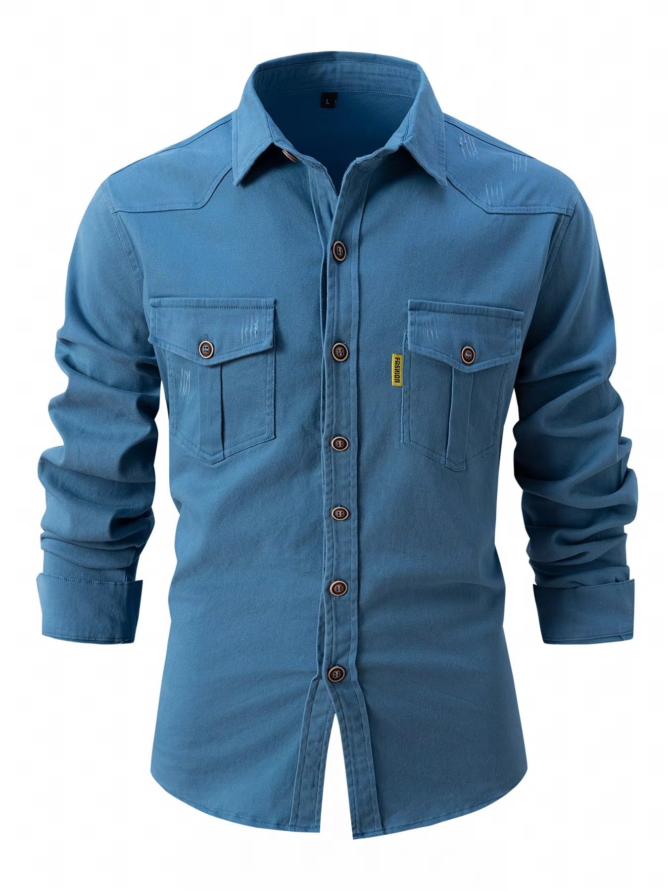 Loïc | Jeanshemd mit Kontrast 