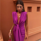 Penelopa | Rochie Lungă Legată – Eleganță și Atitudine Senzuală 