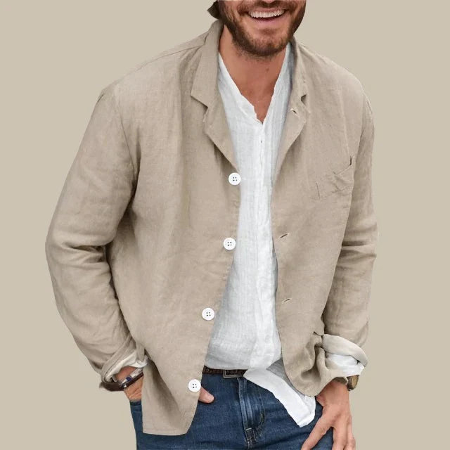 Malik | Let blazer til mænd, afslappet chic stil 