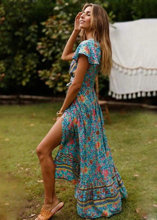 Délia | Abito Lungo Svasato Bohemien – Libertà e Seduzione Naturale 