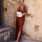 Ludivine | Sukienka Wieczorowa Z Rozcięciem – Elegancka I Stylowa 