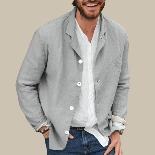 Malik | Let blazer til mænd, afslappet chic stil 
