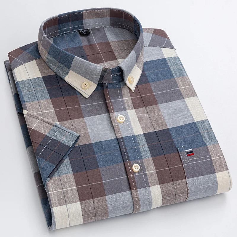 Merlin | Cămașă Casuală și Elegantă cu Mâneci Scurte 