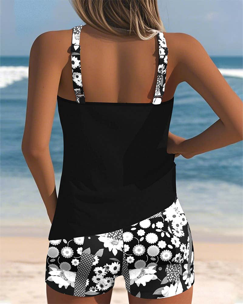 Samira | Ensemble Plage Femme - Style Fleurie