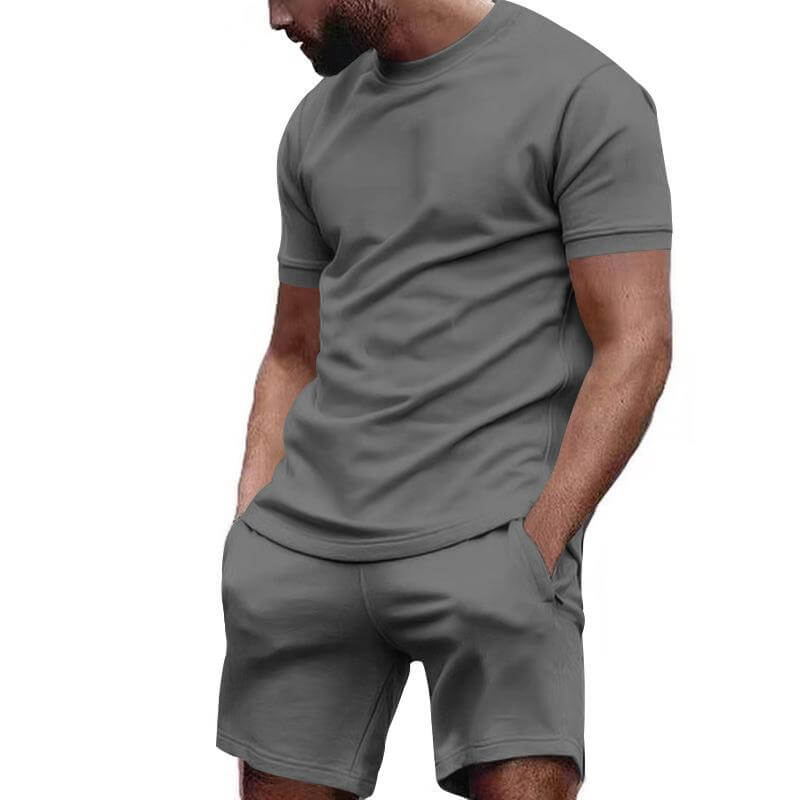 Max | Conjunto Descontraído Homem T-shirt de Mangas Curtas e Calções 