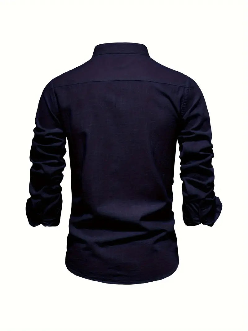 Clément | Camicia Delicata – Taglio Allungato e Dettagli Bottone 