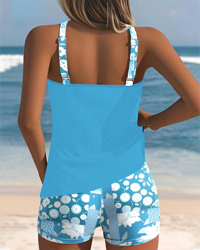 Samira | Ensemble Plage Femme - Style Fleurie